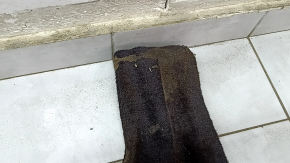 Rear floor covering Jeep Grand Cherokee WK2 11-21 black, dry cleanable used