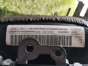 Engine Audi A6 C7 16-18 3.0T CREC 92k, compression 12-12-12-12-12-12