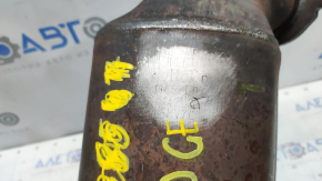 The intake pipe with a catalytic converter Ford Edge 15-18 2.0T crumbled inside