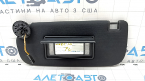Left visor Jeep Grand Cherokee WK2 16-21 black, without hook, for dry cleaning Used