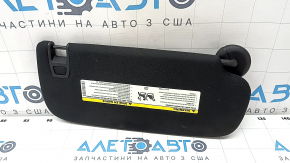 Left visor Jeep Grand Cherokee WK2 16-21 black, without hook, for dry cleaning Used