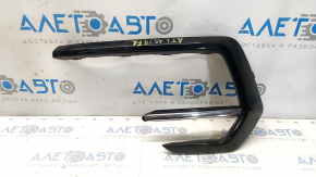 Front bumper cover left VW Atlas 18-20 with chrome molding, R-Line, sand, scratches