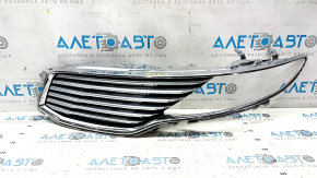 Radiator grill left Lincoln MKZ 13-16 chrome, sand used