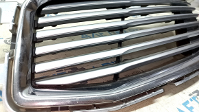 Radiator grill left Lincoln MKZ 13-16 chrome, sand used