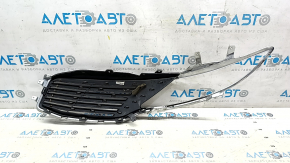Radiator grill right Lincoln MKZ 13-16 chrome, sand used