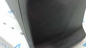 Central console armrest Subaru Forester 19-SK leather, black with gray, scratches, dents, dry cleaning Used
