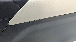 Central console armrest Subaru Forester 19-SK leather, black with gray, scratches, dents, dry cleaning Used