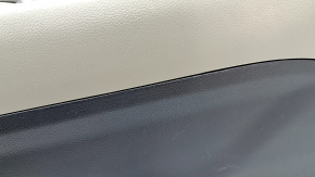 Central console armrest Subaru Forester 19-SK leather, black with gray, scratches, dents, dry cleaning Used