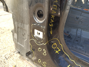Front left quarter BMW 7 G11 G12 16-22 on the body, black, dented, made
