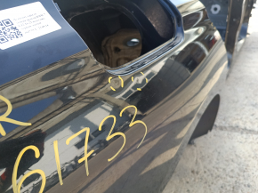 Quarter wing rear right BMW 7 G12 16-22 on the body, black, pokes