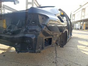 Quarter wing rear right BMW 7 G12 16-22 on the body, black, pokes