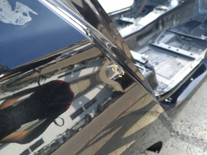 Quarter wing rear right BMW 7 G12 16-22 on the body, black, pokes