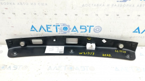Lower trunk lid trim Mercedes W213 E 17-20 black for electric drive, scratches, broken fastening Used