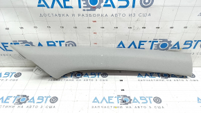 Front pillar trim upper right Kia Niro 17-22 gray, plastic turned white used