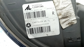 Light outer wing right Jeep Grand Cherokee WK2 14-21 chrome without fastening, crack in glass Used