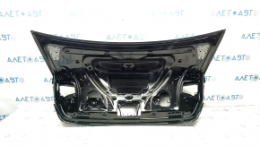 Trunk lid Audi A4 B8 13-16 rest sedan without spoiler black LY9B, scratches