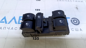 Front left window lift control Fiat 500L 14- black, 4 auto used
