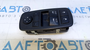 Front left window lift control Dodge Challenger 15-19 rest, black, 2 auto used