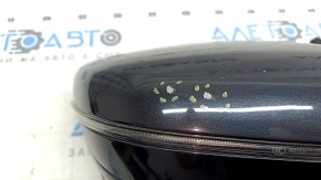 Right side mirror BMW 7 G11 G12 16-22 9 pins, black, bottom black gloss, turn signal, camera, BSM, scratches, chips used