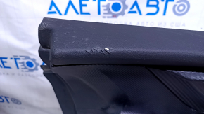 Door trim card front right Subaru Impreza 17- GK black with gray insert cloth, armrest gray leather, molding handle carbon, dents, bumps, scuffs, abrasions, scratches Used
