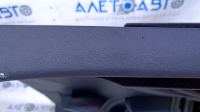 Door trim card front right Subaru Impreza 17- GK black with gray insert cloth, armrest gray leather, molding handle carbon, dents, bumps, scuffs, abrasions, scratches Used
