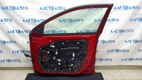 Door assembly front right Kia Niro 17-22 keyless, red K3R, painted 0.2-0.25, missing keyless button Used
