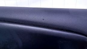 Door trim card front left Dodge Journey 11- black with black insert leather, armrest black leather, black stitching, dents, abrasions, bumps, scratches Used