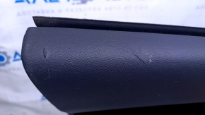 Door trim card front left Subaru Impreza 17- GK black with black insert cloth, armrest black leather, molding carbon, dent, scratches, scuffs, bumps, abrasions Used