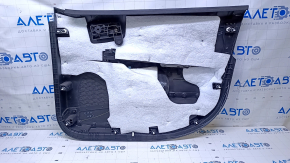 Door trim card front left Dodge Journey 11- black with black insert leather, armrest black leather, black stitching, scuffs, scratches Used