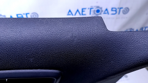 Door trim card front left Dodge Journey 11- black with light beige insert leather, armrest beige leather, beige stitching, scuffs, dent, scuff Used