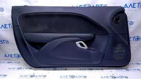 Door trim card front left Dodge Challenger 15-19 rest black with black insert cloth, armrest black leather, dents, scratches, abrasions, for dry cleaning Used