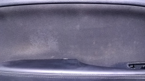 Door trim card front left Dodge Challenger 15-19 rest black with black insert cloth, armrest black leather, dents, scratches, abrasions, for dry cleaning Used