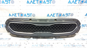 Radiator grill Kia Niro 17-19 HEV, PHEV without radar, chrome + black gloss, sand Used