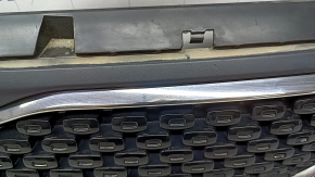 Radiator grill Kia Niro 17-19 HEV, PHEV without radar, chrome + black gloss, sand Used