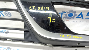 Lower grille front bumper Kia Niro 17-19 HEV, PHEV under fog lights, without radar, sand used