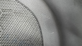 Door trim card rear right Jeep Grand Cherokee WK2 17- black, with black insert leather, armrest leather, molding with chrome, under matt black wood, scratches, for cleaning Used