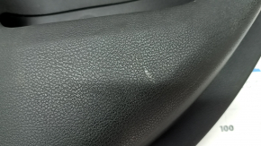 Door trim card rear right Jeep Grand Cherokee WK2 17- black, with black insert leather, armrest leather, molding with chrome, under matt black wood, scratches, for cleaning Used