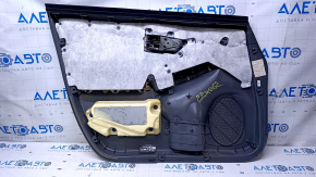 Door trim card front right Toyota Prius 30 10-15 dark gray cloth with dark gray insert cloth, armrest dark gray cloth, worn, scratches Used