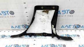 Center pillar trim lower left Jeep Grand Cherokee WK2 14-21 black, scratches, plastic turned white used