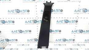 Center pillar trim upper belt right Jeep Grand Cherokee WK2 16- black, scratches Used
