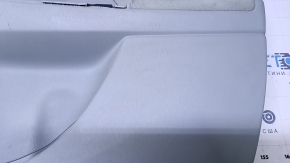 Door trim card front right Toyota Prius V 12-17 gray with gray insert cloth, armrest gray cloth, scuffs, scratches, dent, for dry cleaning Used