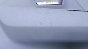 Door trim card front right Toyota Prius V 12-17 gray with gray insert cloth, armrest gray cloth, scuffs, scratches, dent, for dry cleaning Used