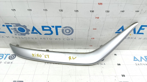 Rear bumper molding left Kia Niro 17-19 HEV broken fasteners used