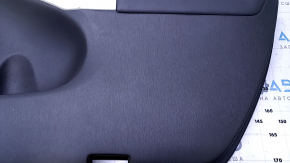 Door trim card front right Toyota Prius 30 10-15 dark gray with dark gray insert leather, armrest dark gray leather, JBL, without backlight, scuffed, dented leather, scratches Used