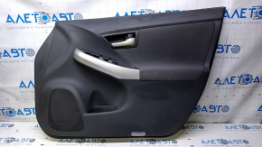 Door trim card front right Toyota Prius 30 10-15 dark gray cloth with dark gray insert cloth, armrest dark gray cloth, worn, scratches Used