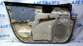 Door trim card front right Toyota Camry v50 12-14 usa beige with beige insert cloth, armrest beige cloth, scratches, nicks, abrasions, pokes, for dry cleaning Used