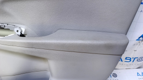 Door trim card front right Toyota Camry v55 15-17 usa gray with gray insert leather, armrest gray leather, no backlight, dents, scuffs, abrasions, for dry cleaning Used