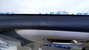 Door trim card front right Toyota Camry v55 15-17 usa gray with gray insert leather, armrest gray leather, no backlight, dents, scuffs, abrasions, for dry cleaning Used