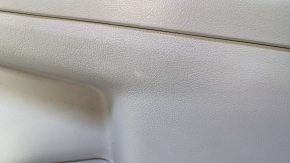 Door trim card front right Toyota Camry v50 12-14 usa gray with black insert leather, armrest gray leather, plastic turned white, scuffs, scratches, nicks Used