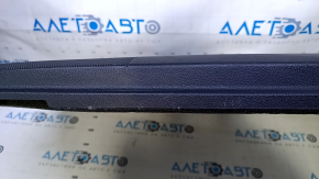 Door trim card front right Toyota Avalon 13-18 black with gray insert, gray leather armrest, defect on armrest leather, scuffs, scratches Used